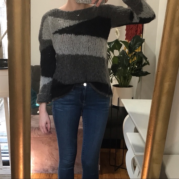 Joie Color Block Chunky Sweater W/ Metallic Yarn - Picture 4 of 4